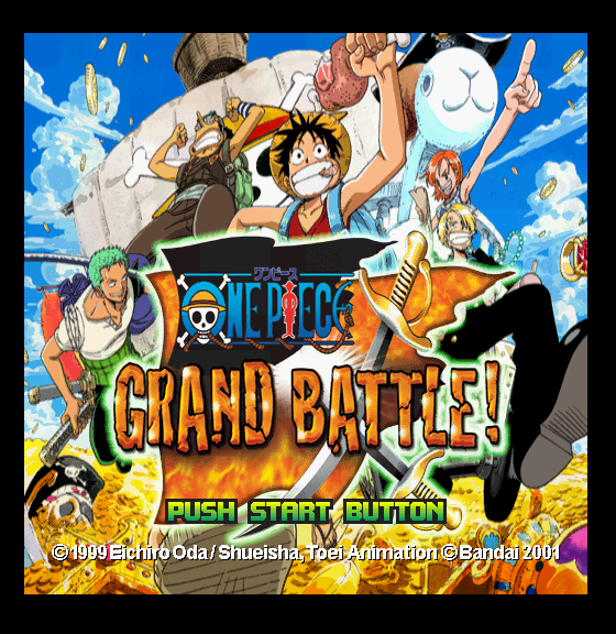 One Piece Grand Battle! Title Screen